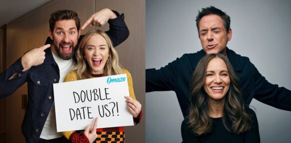 規定「不能離開彼此2週」的好萊塢夫妻。（圖／IG@johnkrasinski、IG@robertdowneyjr）