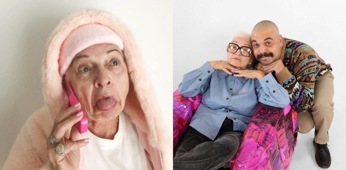 77歲百萬網紅 Lili Hayes 與兒子 Kevin 可愛互動爆紅。（圖／Instagram@lili_hayes）