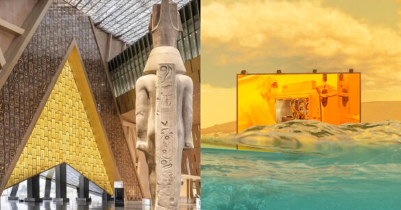 10/15-10/22 一週藝文大事回顧：世界最大博物館在埃及試營運、台北藝術週盛大登場。（圖：The Grand Egyptian Museum、尊彩藝術中心）