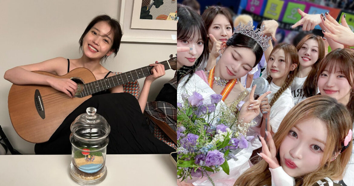 （圖／IU IG、Billlie粉專）