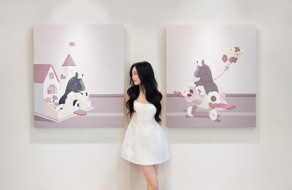 台灣藝術家羅任珊的一天。（圖／羅任珊 提供）