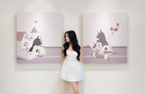 台灣藝術家羅任珊的一天。（圖／羅任珊 提供）