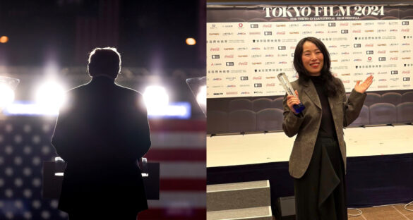 （圖／realdonaldtrump IG、傅天余臉書）