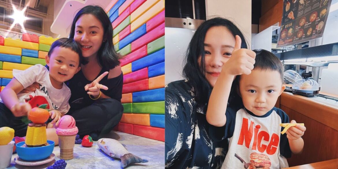 hdjfhlwqhqwhfjehcjkh 歐陽靖時常在社群媒體上分享與兒子新醬的生活點滴。(圖:IG@imginoy )
