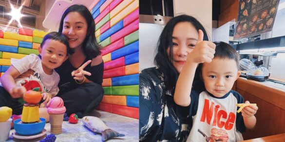 歐陽靖時常在社群媒體上分享與兒子新醬的生活點滴。（圖：IG@imginoy ）