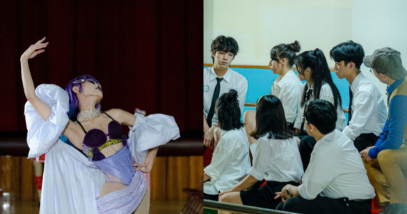 《成仁高中偵探社》近日特別邀請台灣變裝皇后 Makeila 與 Titania 參與，與青少年一起探討性別認同議題（圖/《成仁高中偵探社》臉書）