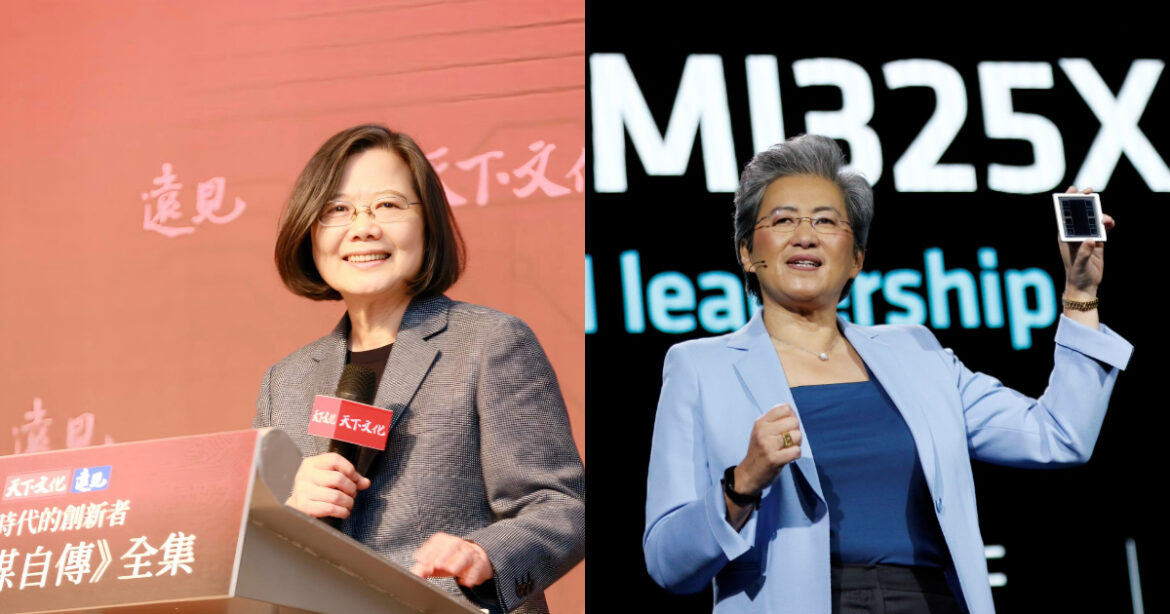 （圖/ 蔡英文臉書、X @LisaSu）