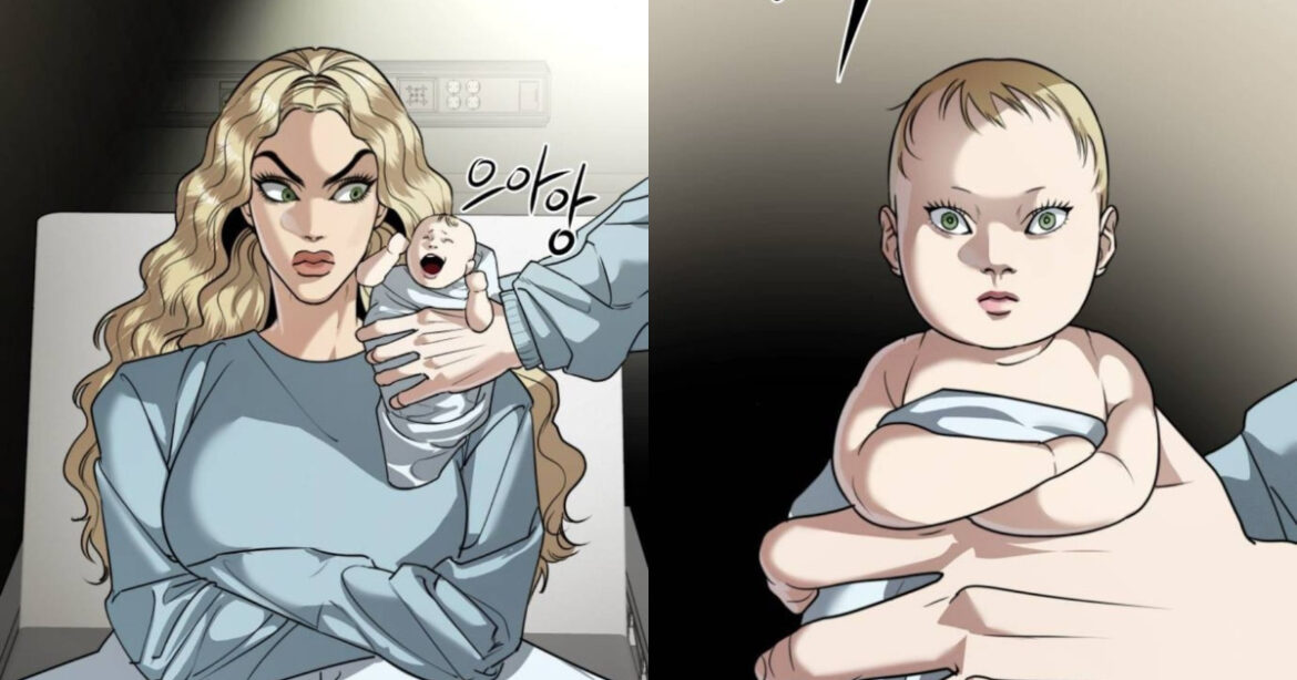 「女王從不哭泣」這個迷因源自韓國漫畫《기자매》（圖/ WEBTOON）