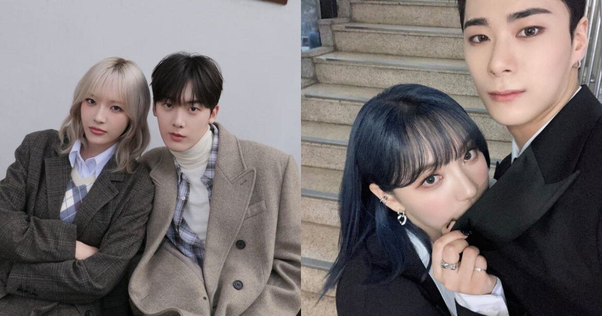 ASTRO 的尹產賀與 Billlie 的文秀雅一同翻唱了〈 Small girl 〉，還復刻了文彬與文秀雅經典的互動（圖/ Billlie IG、Billlie X）