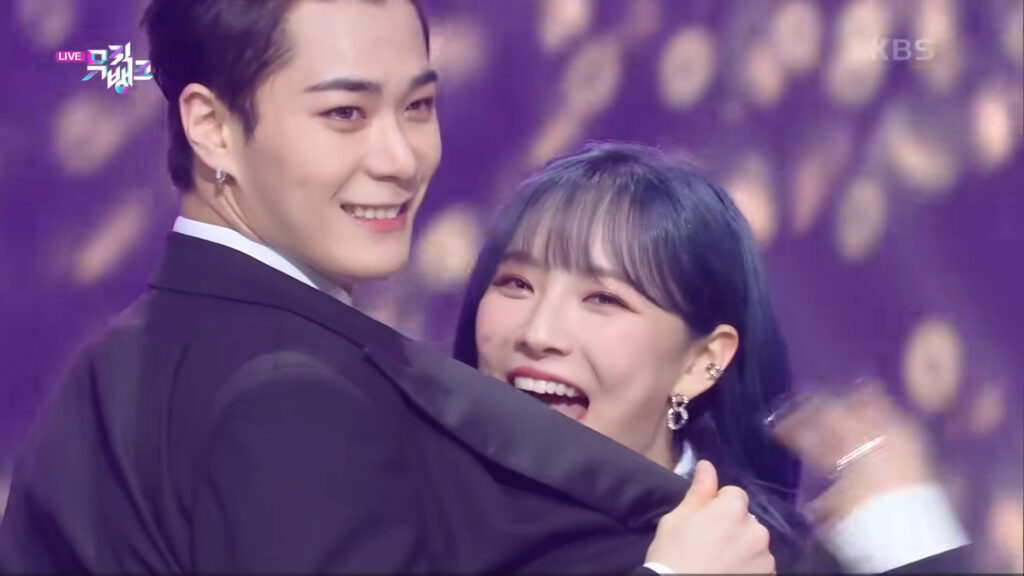 文彬和秀雅曾合作《Candy in My Ear》（圖/ KBS YouTube）