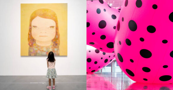 不只《草間彌生展》搶破頭？奈良美智《跟著朦朧潮濕的一天去屏東》預約才能看（圖：FB@奈良美智特展、北師美術館）