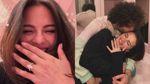 Selena Gomez 宣布訂婚音樂人 Benny Blanco。（圖／IG@selenagomez）