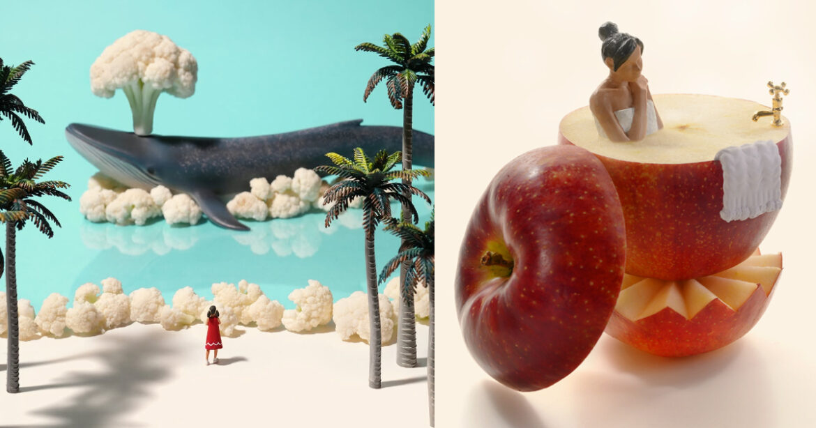 ygjhdjadc 日本微型藝術大師《田中達也特展》睽違 5 年登台!把日常生活縮小變可愛(圖:IG@tanaka_tatsuya)