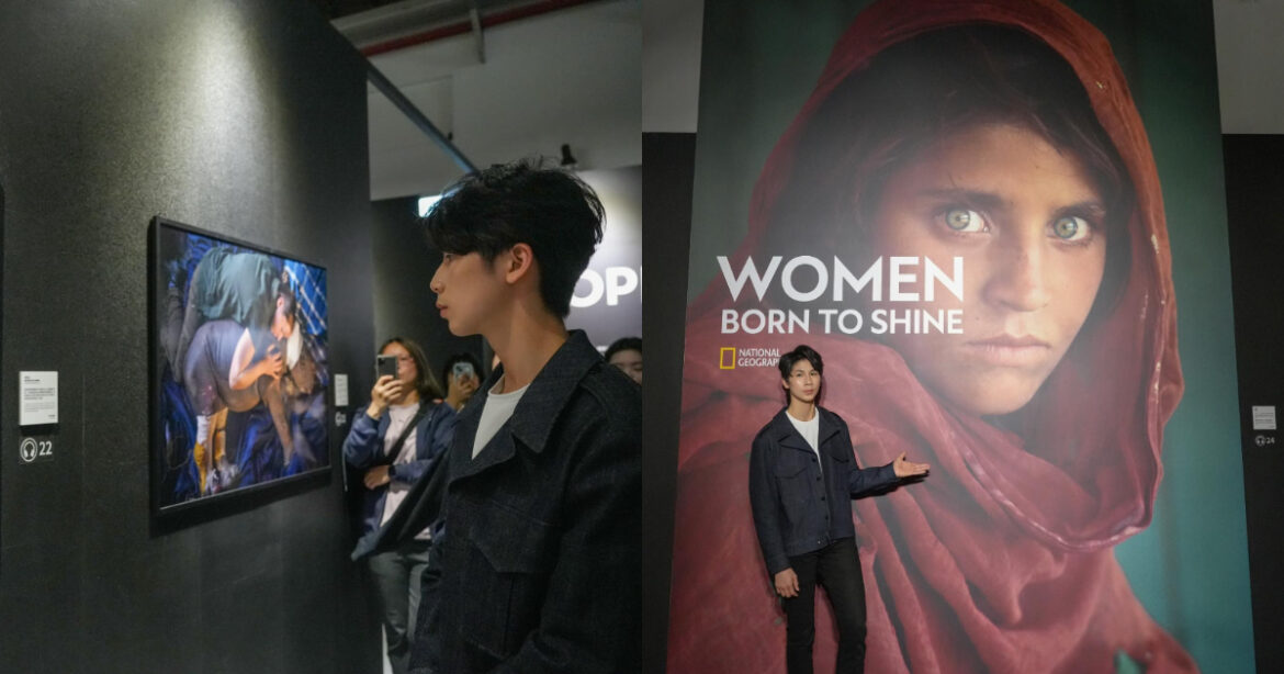 林郁婷近日受邀參觀台北松山文創園區的《國家地理女性經典影像展》（圖/ 林郁婷 臉書）