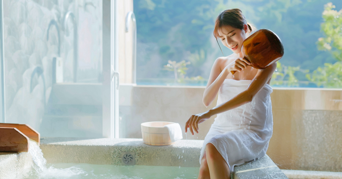 spa6 冬天泡溫泉很舒服,當心引發皮膚炎。(圖/canva)