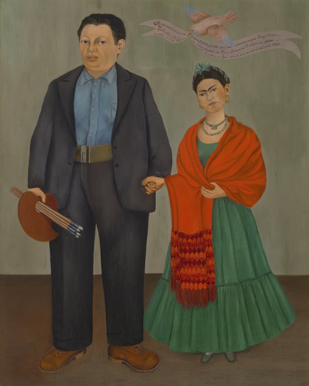 兩人曾在 1939 年離婚，但短短一年後又復婚（圖：IG@fridakahlo）