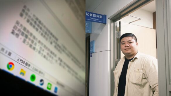 專訪社會記者李隆揆。（圖／李隆揆提供，編輯拍攝）