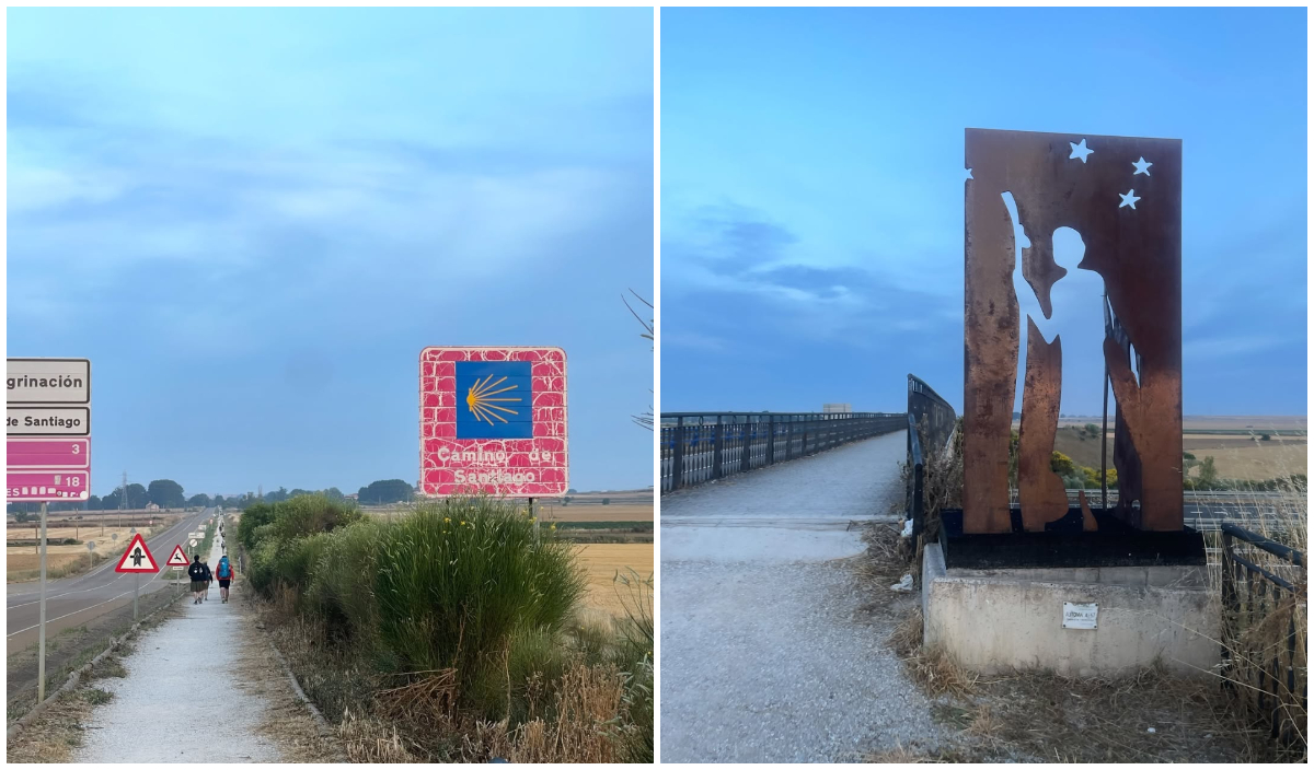 這天的路線非常單純，沿著公路筆直的往前非常無聊（圖：IG@pai_anan）