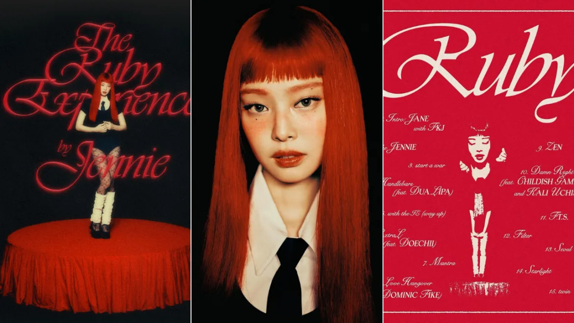 Jennie 新專輯《RUBY》將自己譜成一部自傳電影。（圖／IG@jennierubyjane）