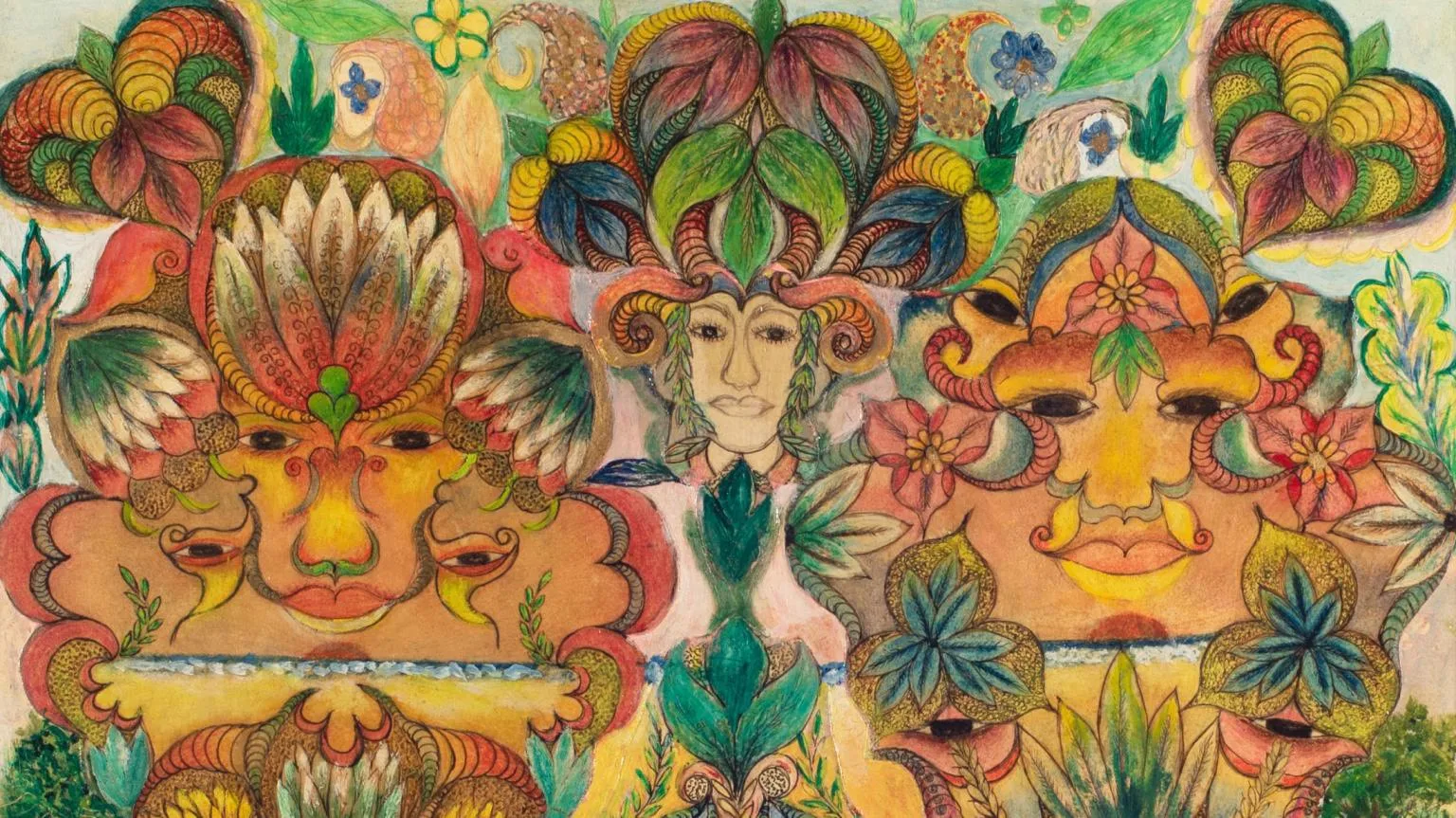 藝文大事亮點 1:畫出靈魂的對稱花園 Minnie Evans 回顧展(圖:MFA Boston) 藝文大事亮點 1:畫出靈魂的對稱花園 Minnie Evans 回顧展(圖:MFA Boston)