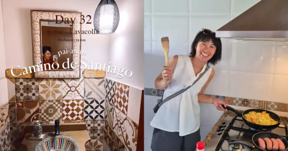 西班牙朝聖之路｜百安安專欄（32）從 Arzúa 到 Lavacolla，朝聖之路的靜心儀式 （圖：IG@pai_anan）