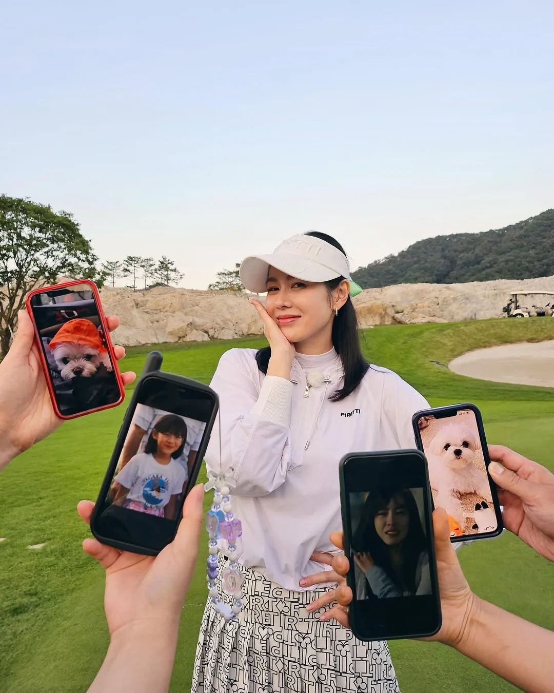 566233 韓國女星如孫藝珍、朴信惠、潤娥、Jessica 都瘋高爾夫球(圖:IG@yejinhand)