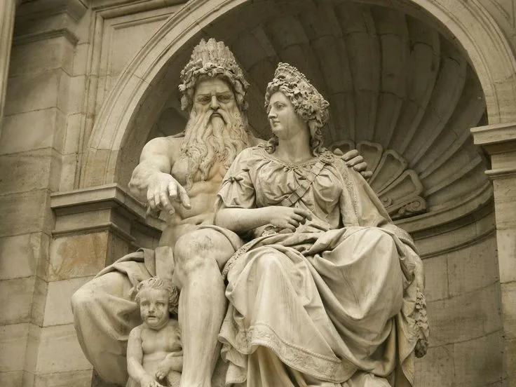 Hera and Zeus - A Unique Love Story 希拉與宙斯。(圖/Pinterest)