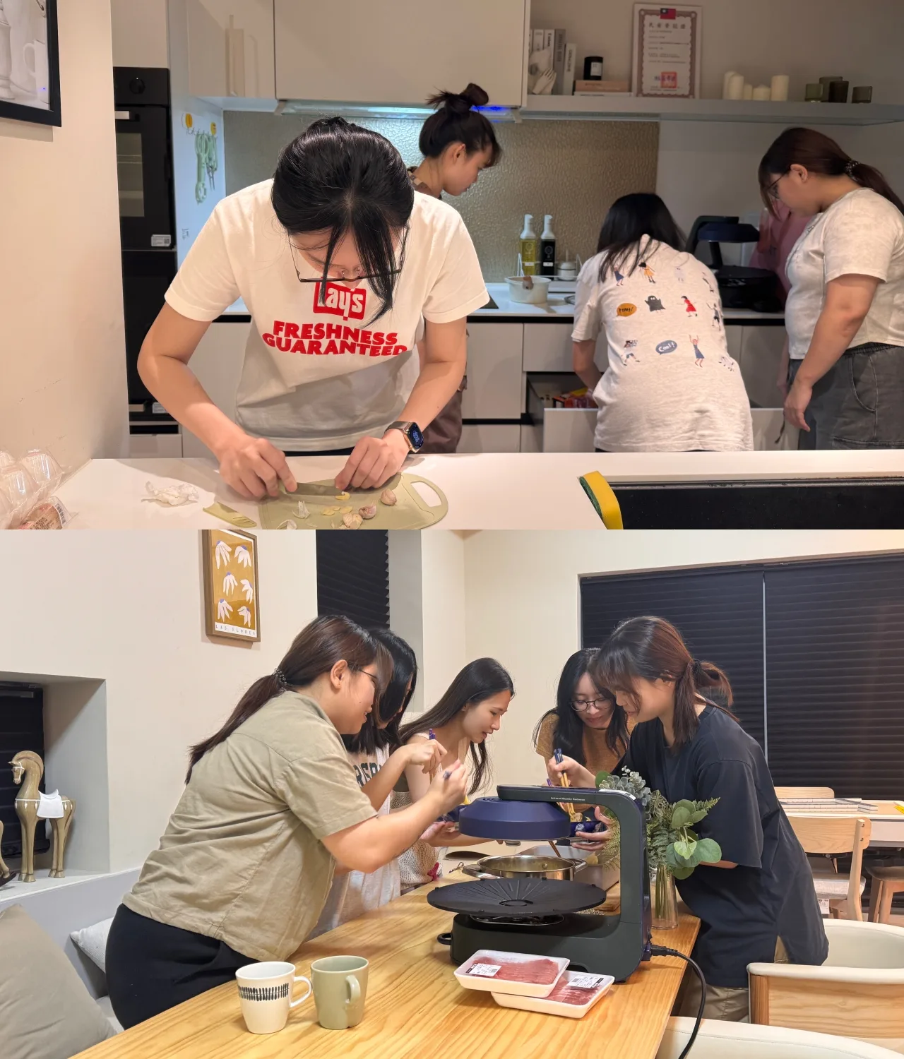 cooking 嘉義阿里山下「窩嘉里」包棟民宿。(圖/iLady 編輯團隊)