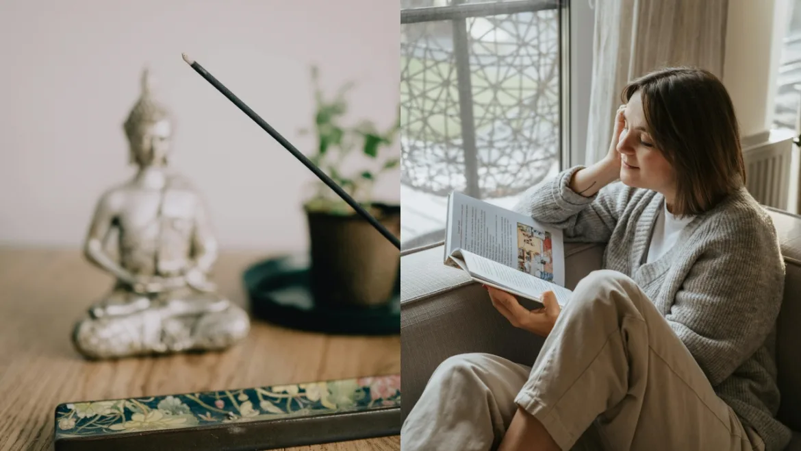 焦慮時我不看 IG，而是打開《金剛經》。（圖／Pexels）