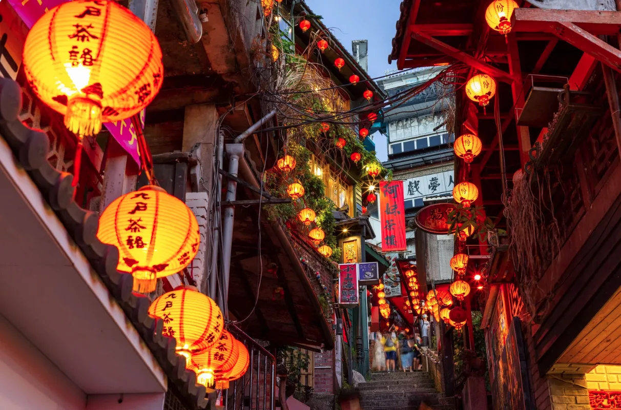 juifen1 新北山城的九份老街,是台灣經典的山城美景代表(圖:canva)