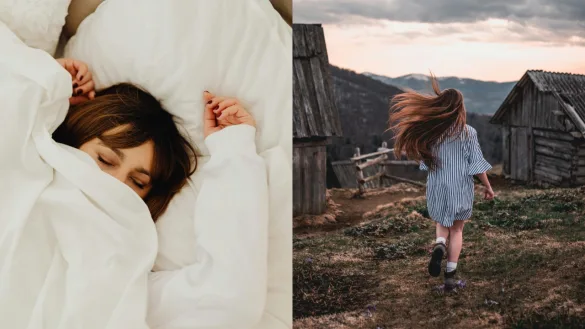 解析 8 種常見惡夢的心理意涵。（圖／Pexels）