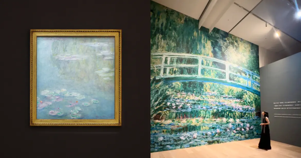 4548945 2025 下半年最動人的藝術展!全美首藏莫內《睡蓮》首度來台,走進印象派的光與詩之間(圖:富邦美術館、Alice P 拍攝)