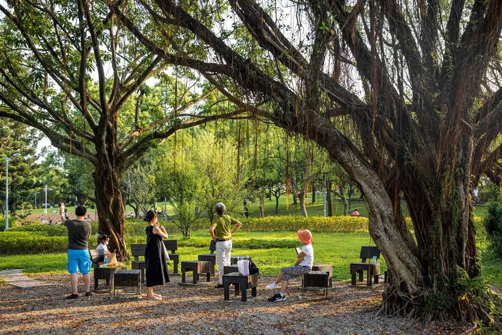 大安森林公園被台北人稱為「城市之肺」(圖:台北旅遊網) 大安森林公園被台北人稱為「城市之肺」(圖:台北旅遊網)