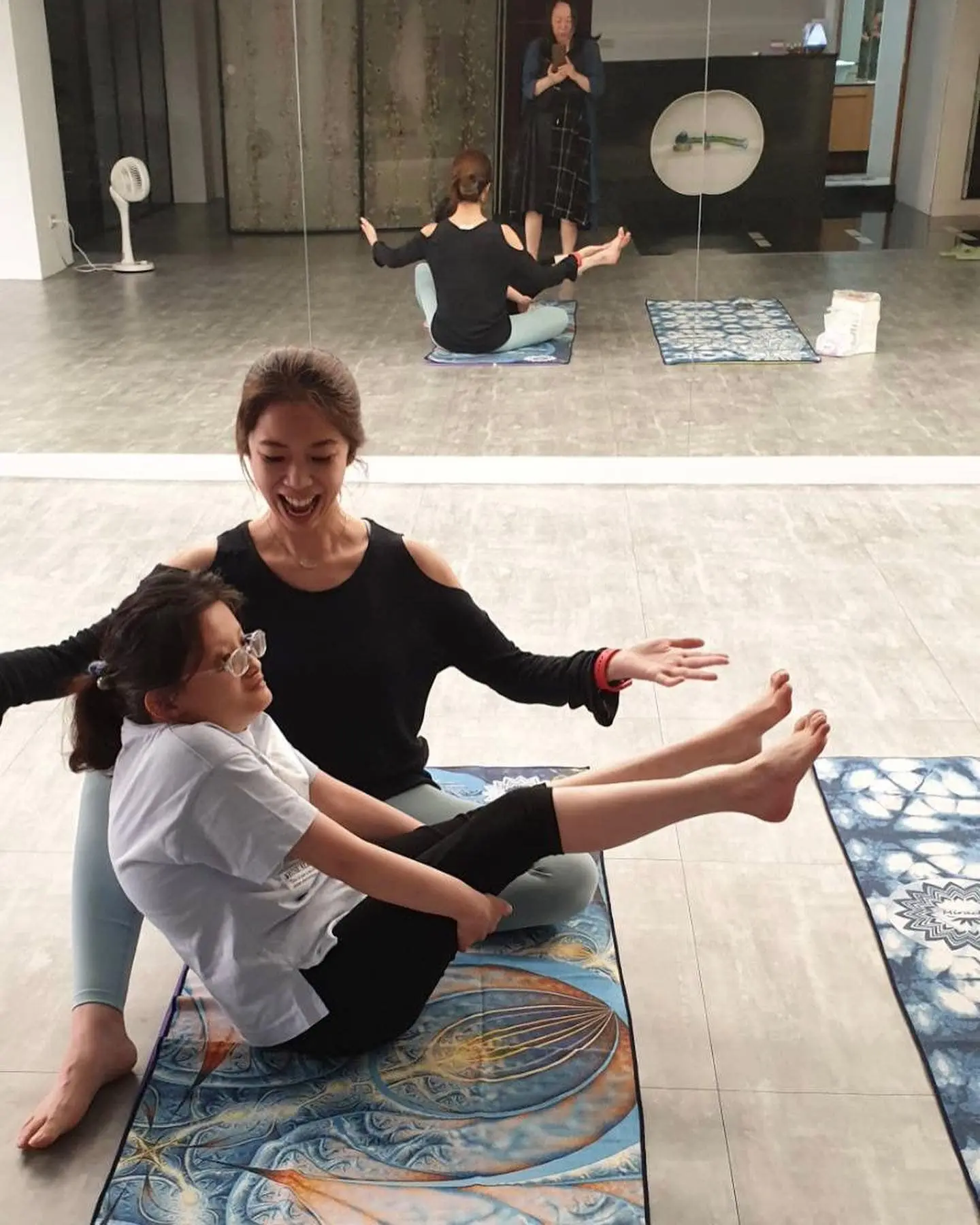 專訪特殊兒童瑜伽老師 Irene。（圖／FB@天愛瑜珈）