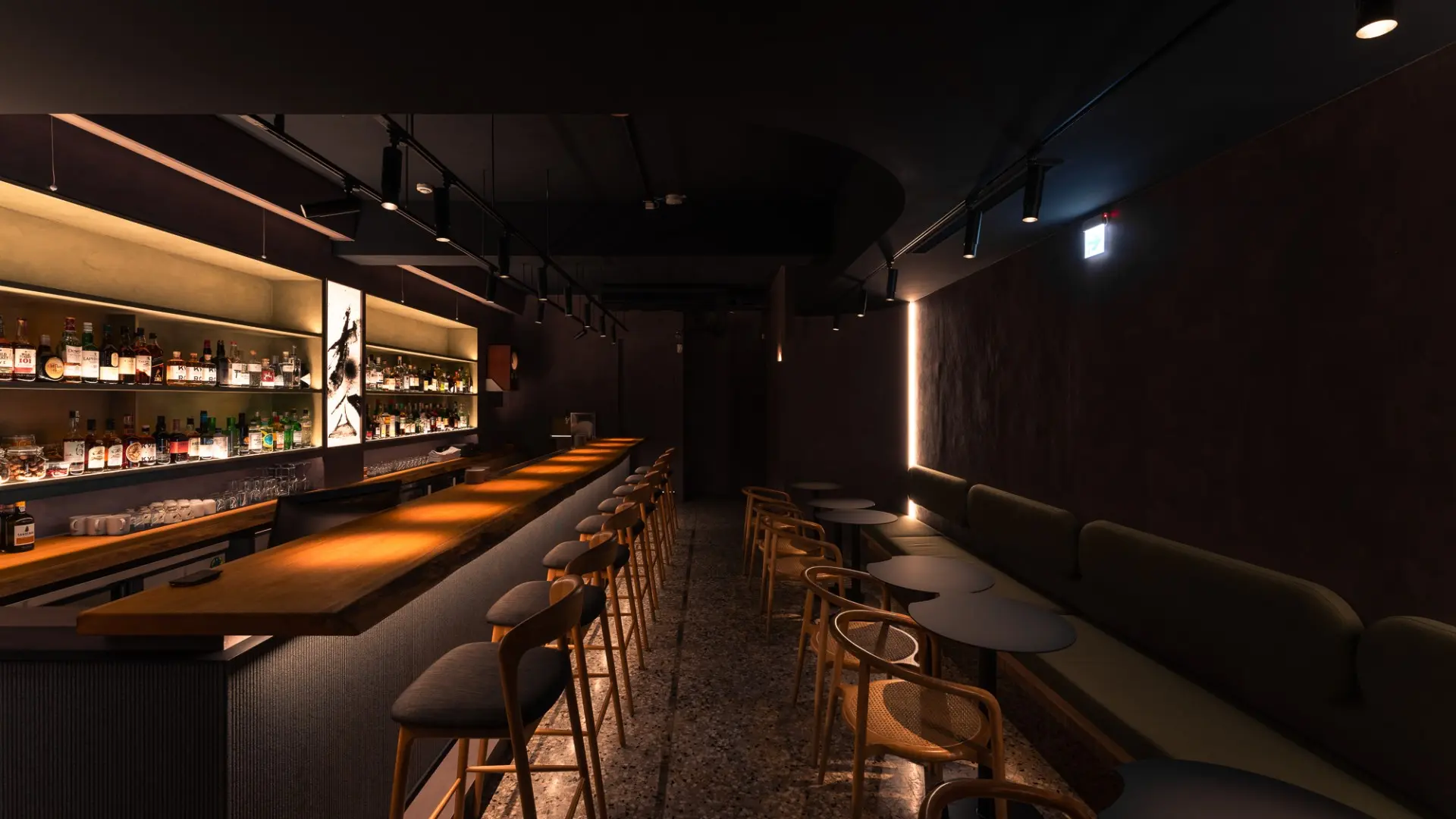 6565 鄰近台北捷運信義安和站巷弄的「Bar Pine 松」就是這樣一間極具美學意識、設計友善且能安心獨酌的空間(圖:Bar Pine 松)