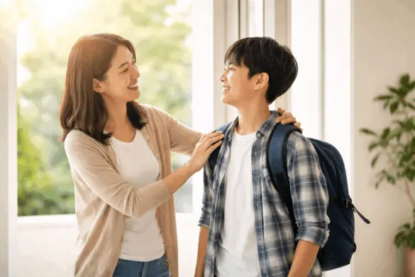 面對開學生活轉換，家長從日常照顧開始為孩子做準備（圖_芳茲生技 提供）