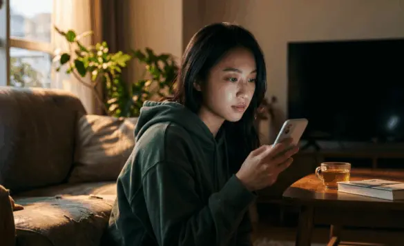 社群媒體與戲劇塑造了對戀愛的理想想像，讓真實的相處反而顯得心累。（圖片來源：Gemini AI 示意圖）